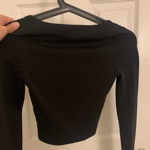 LIKE NEW BABATON Sculpt cropped full sleeved shirt - Picture 3 of 4